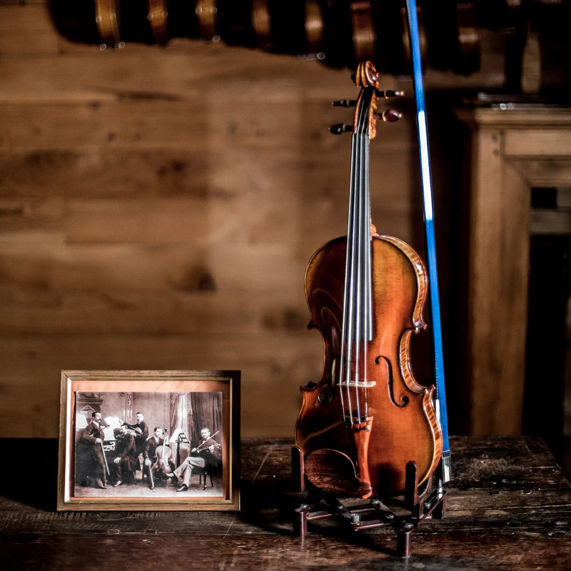 Violín en el taller